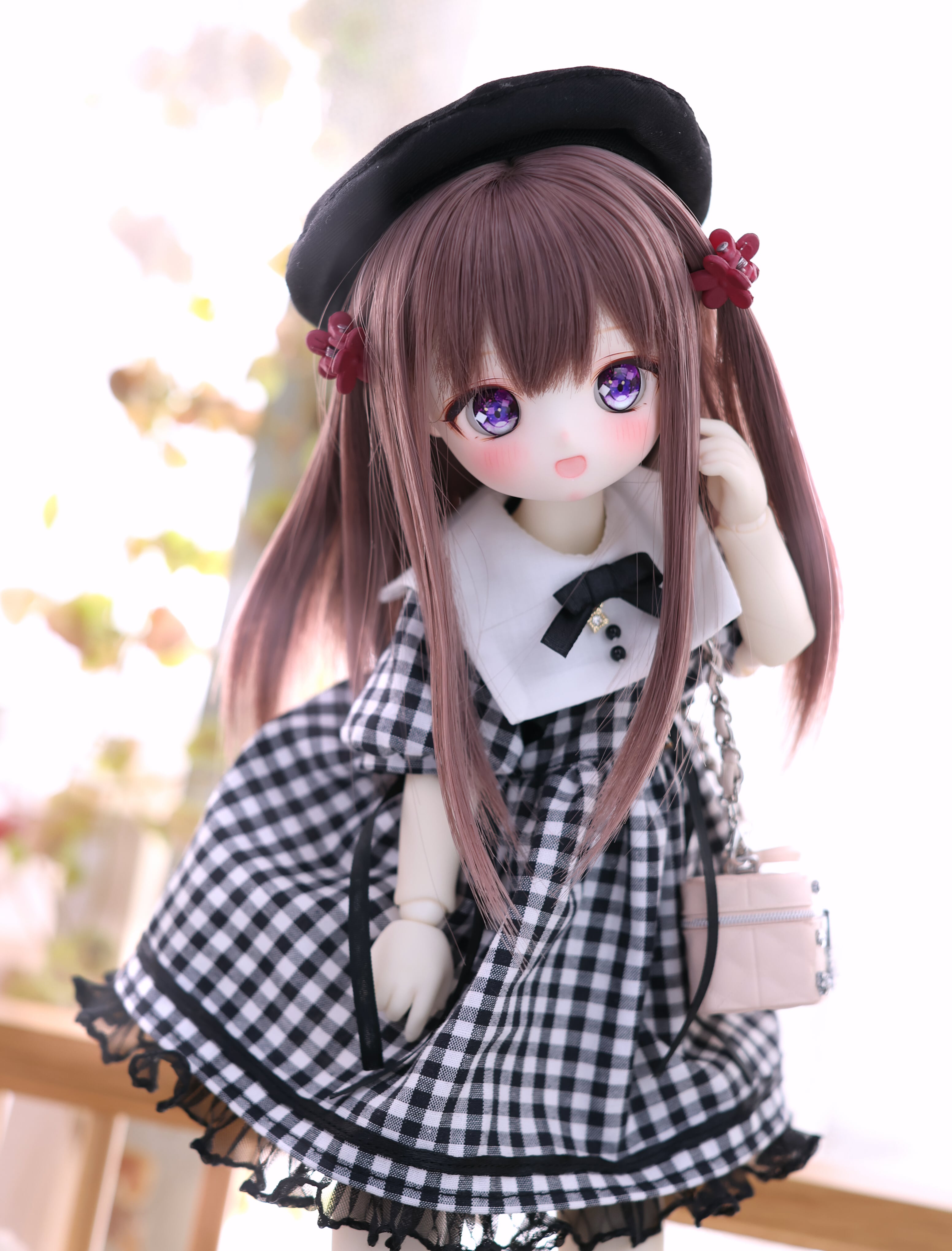 1/6サイズ TinyFox / BabyKUMAKO【ギンガムチェックワンピセット 1/6サイズ TinyFox / BabyKUMAKO【ギンガムチェックワンピセット