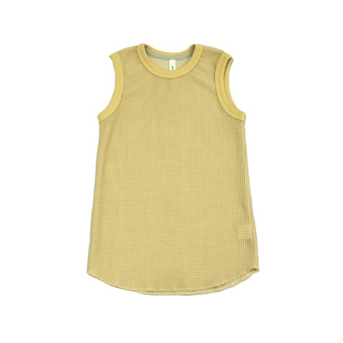 MOUN TEN.(マウンテン)/ bicolor waffle tanktop / honey x ecru / 95,110,125,140