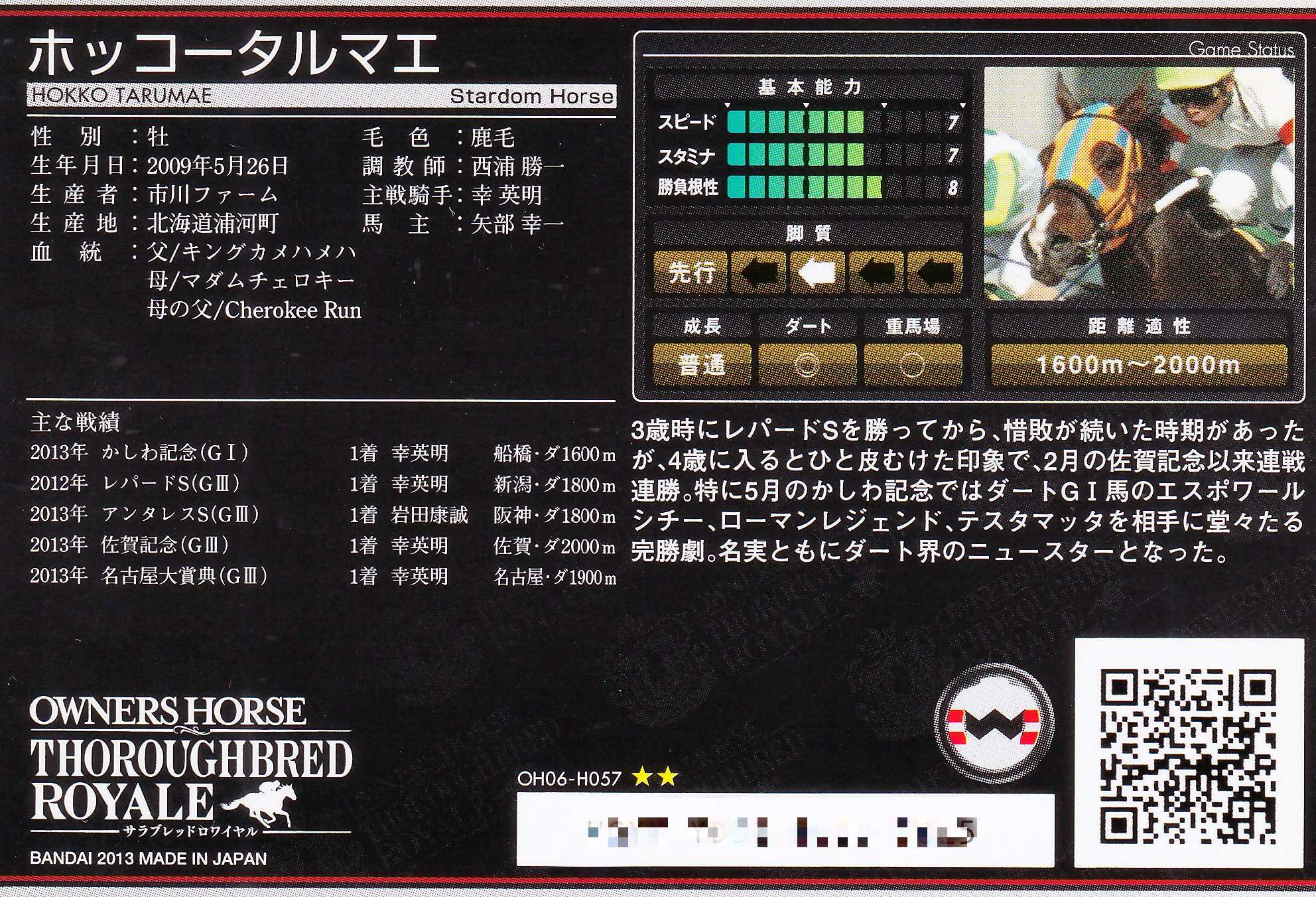 ホッコータルマエ「砂に刻む火山の爆発力」OH06-H057 | カードショップ