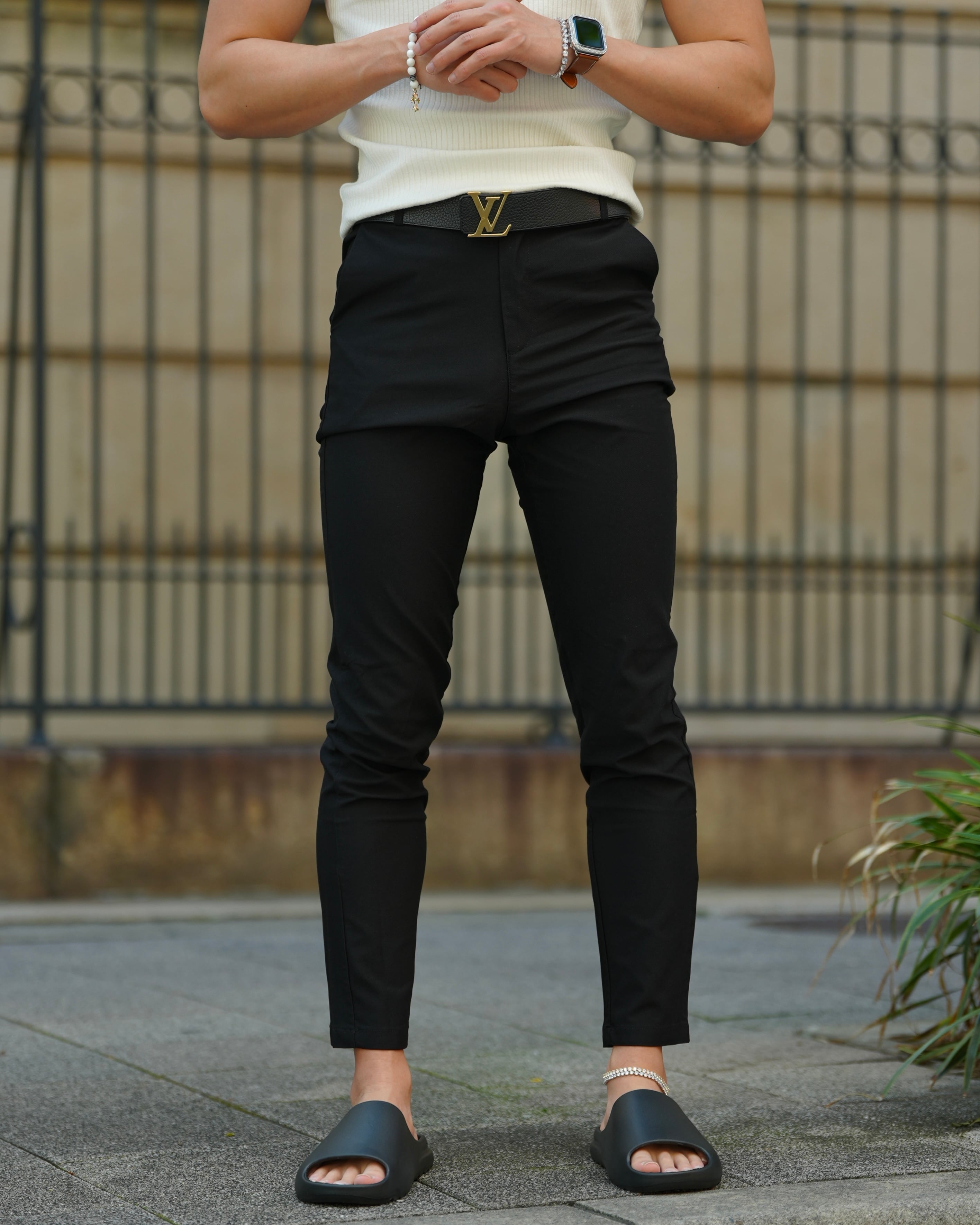 LUXURY COOL TOUCH SLACKS オールドマネー【BB26013】 | BELINDA OFFICIAL