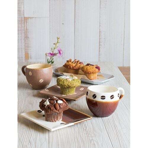 新品　ポーリッシュポタリー　珈琲豆柄　くま柄　プレート　マグカップ　セット ポーリッシュポタリー・お得なセット商品