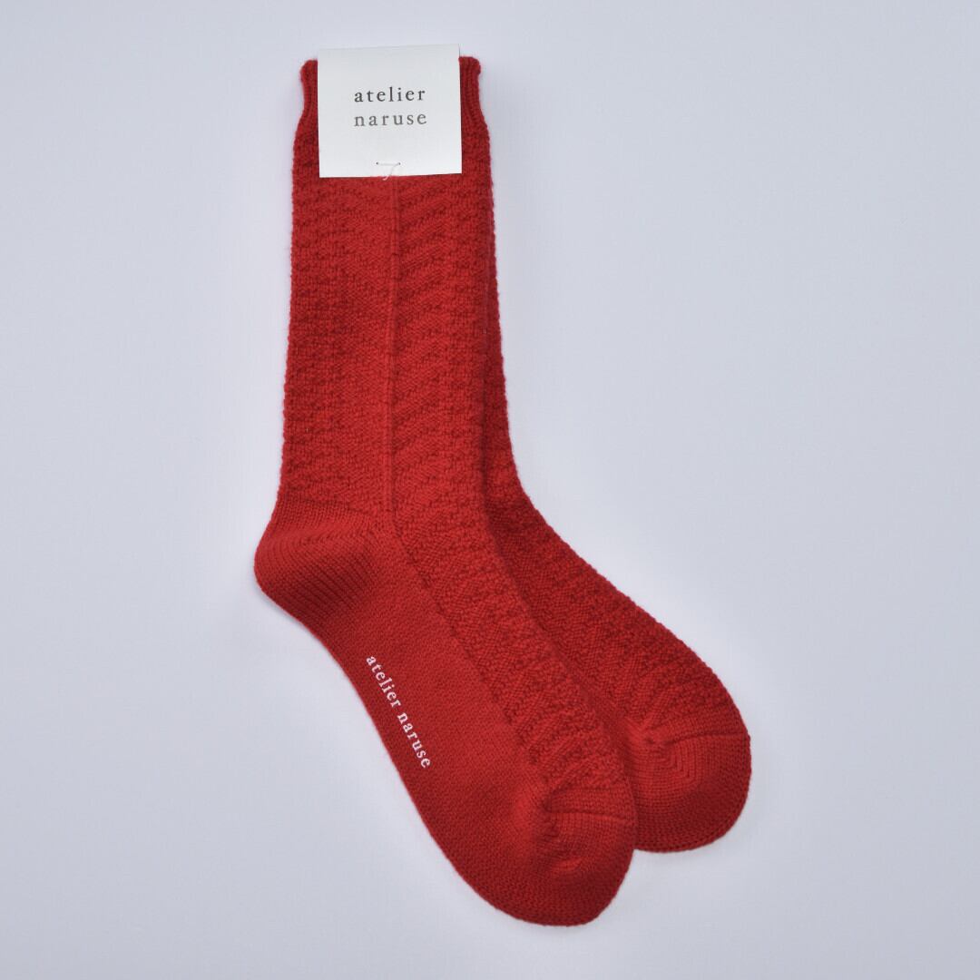 atelier naruse アトリエナルセ ウール alan ミドルソックス