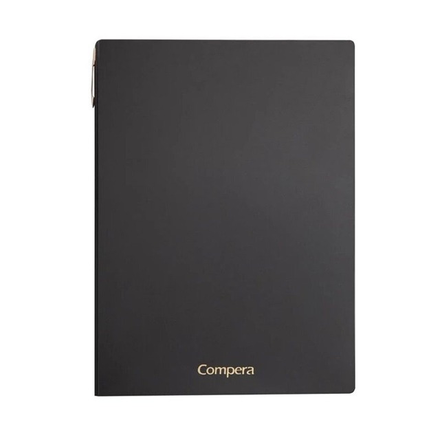 Homehalo クリップボード ビジネス手帳 付箋付き 多機能 多収納 多ポケット システム手帳 カバーノート シンプルなデザイン A5用紙 (S)