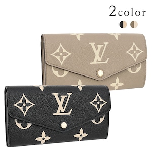New LOUIS VUITTON ルイヴィトン ポルトフォイユ サラ モノグラム アンプラント バイカラー ブラック トゥルトレール 長財布 二つ折り長財布 新品