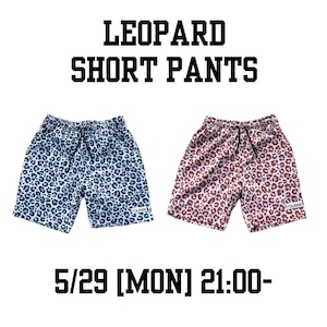 leopard shorts / charcoal