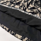 Leilian レリアン 総柄 フレア スカート サイズ 9 /ブラック×グレーベージュ系