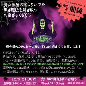 【即納】デットストック✬魔女の闇袋　魔法雑貨のカケラ