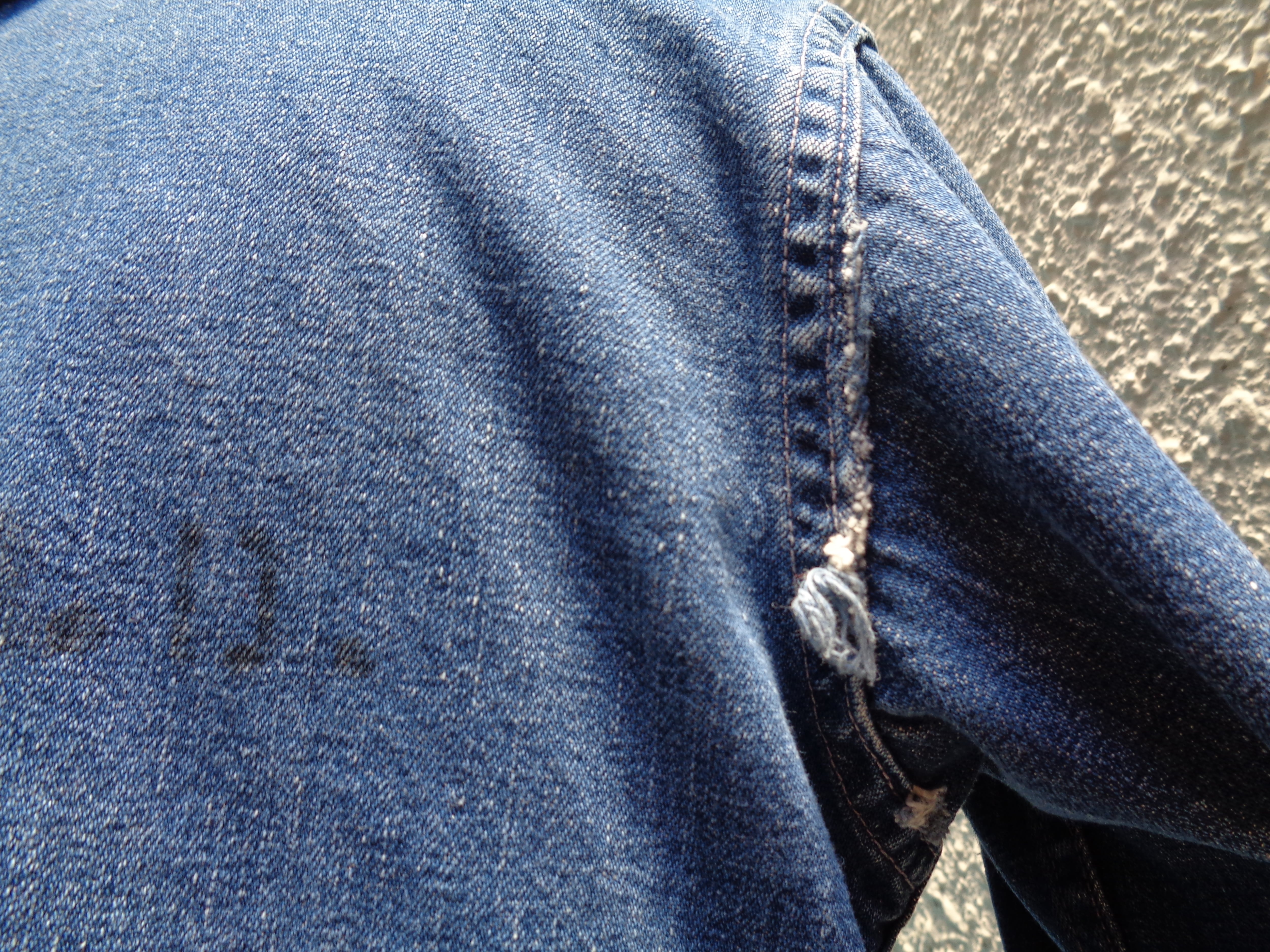 40's USNAVY Denim Shawl Coverall/40年代 ユーエスネイビー デニム