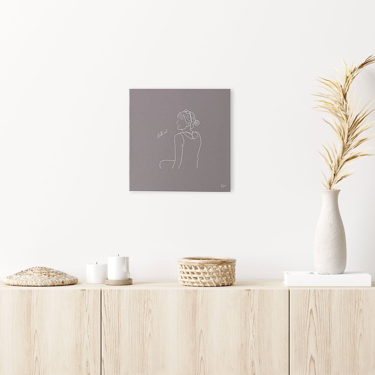 mページ　似顔絵オーダーメイド Canvas/M] オーダーメイド似顔絵アートMediumサイズ / 7 Colors | Rfor