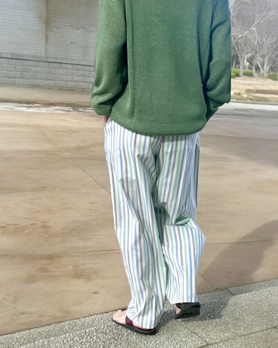 Cristaseya  [OVERSIZED PYJAMA PANTS]