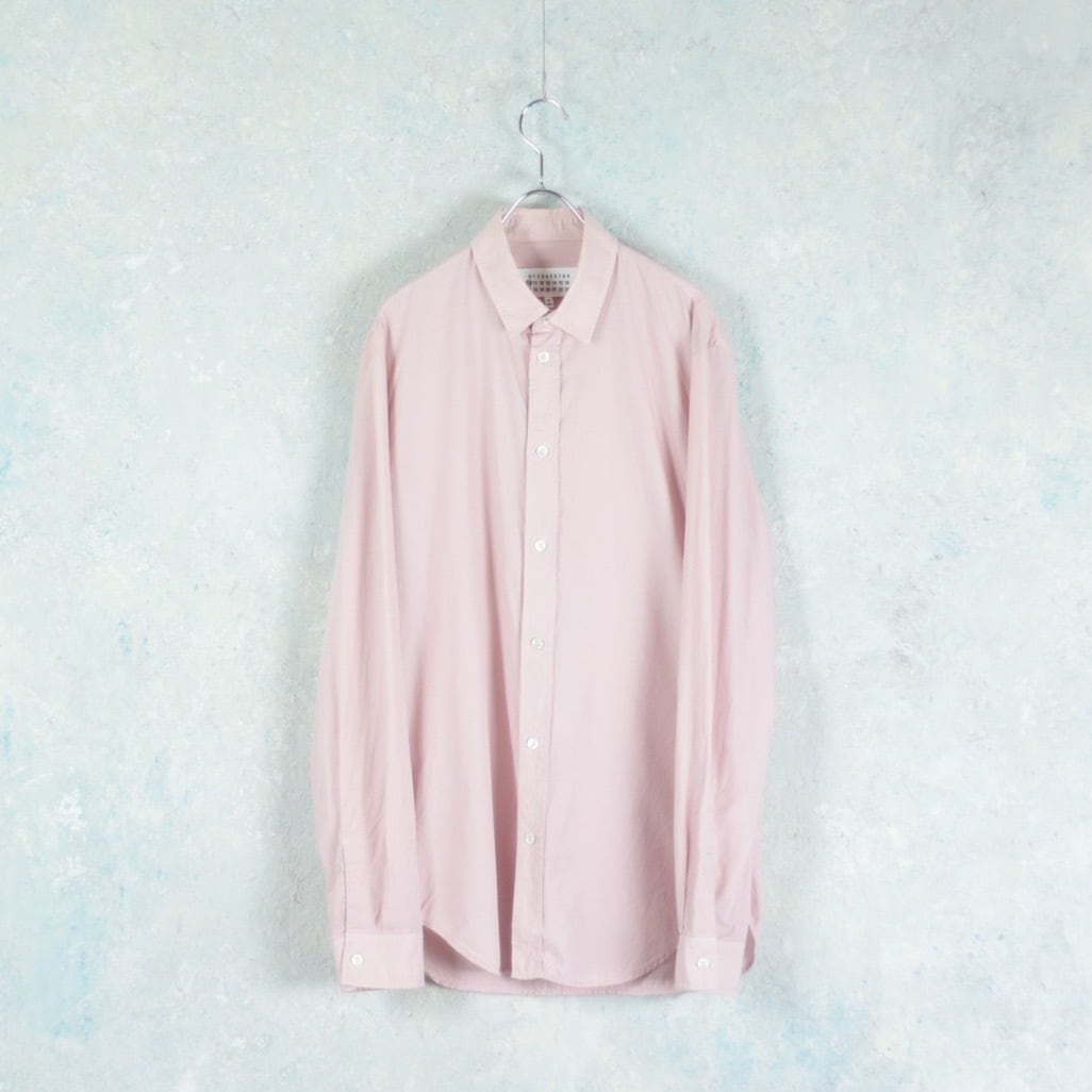 Maison Martin Margiela ⑩ ドレスシャツ スモークピンク マルジェラ