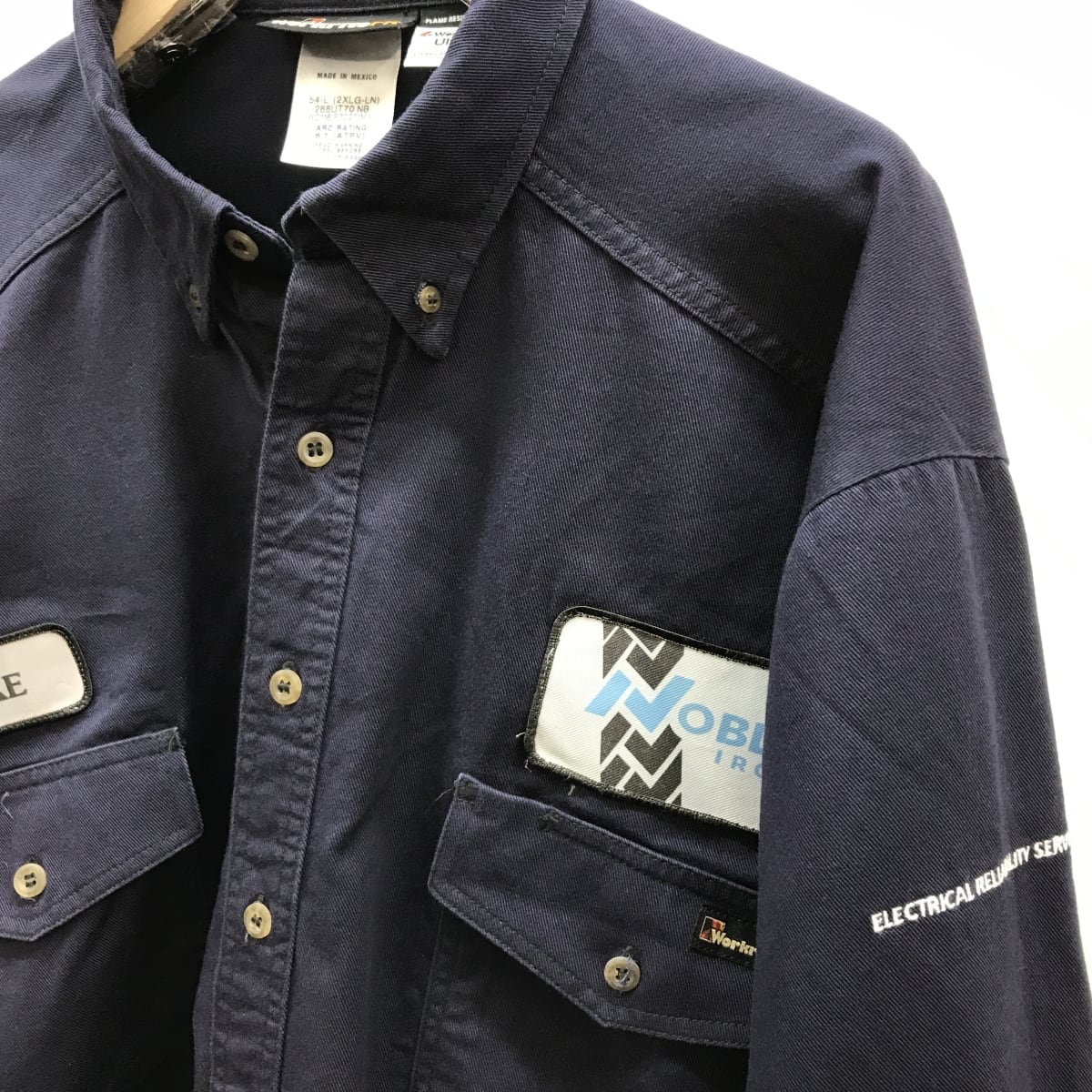 WORKRITE FR 90年代 MEXICO製 WESTEX 企業パッチワッペン刺繍入り 超