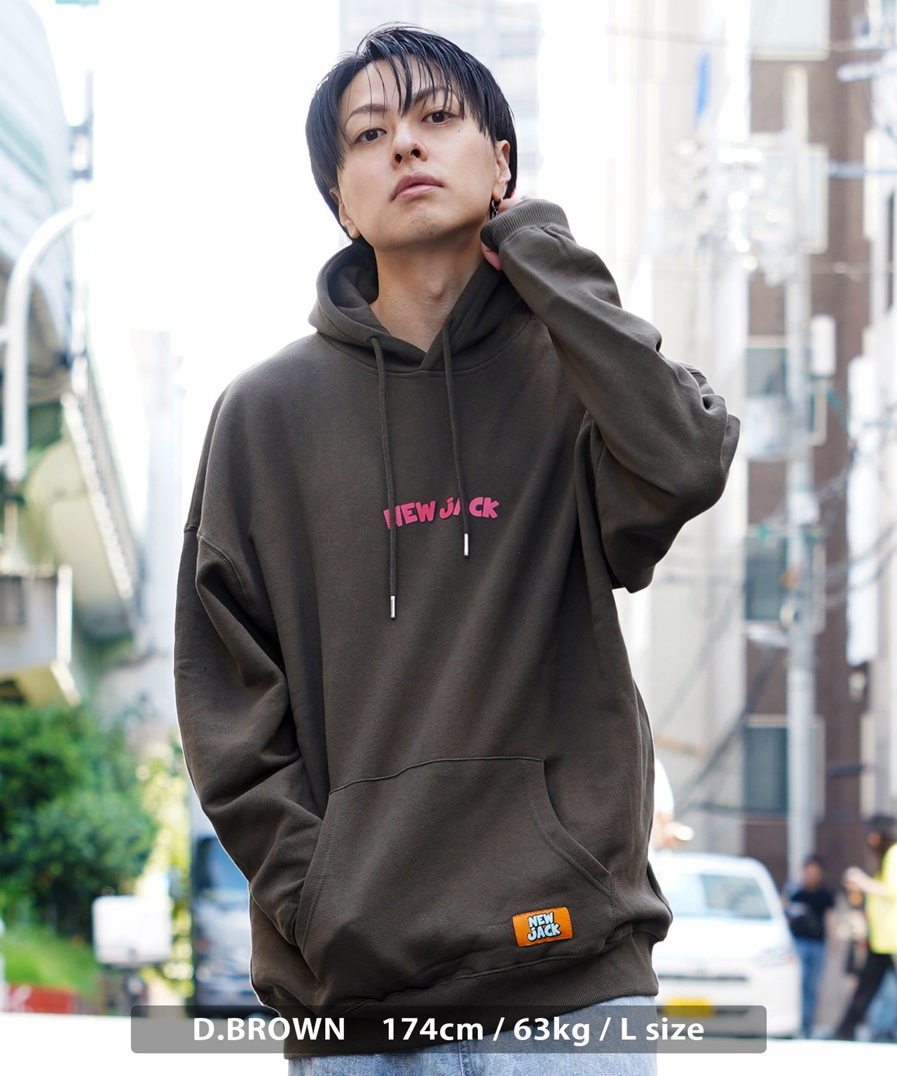 ◆NEW JACK スケートボーイ イラスト フーディー◆gt-6322-432jn