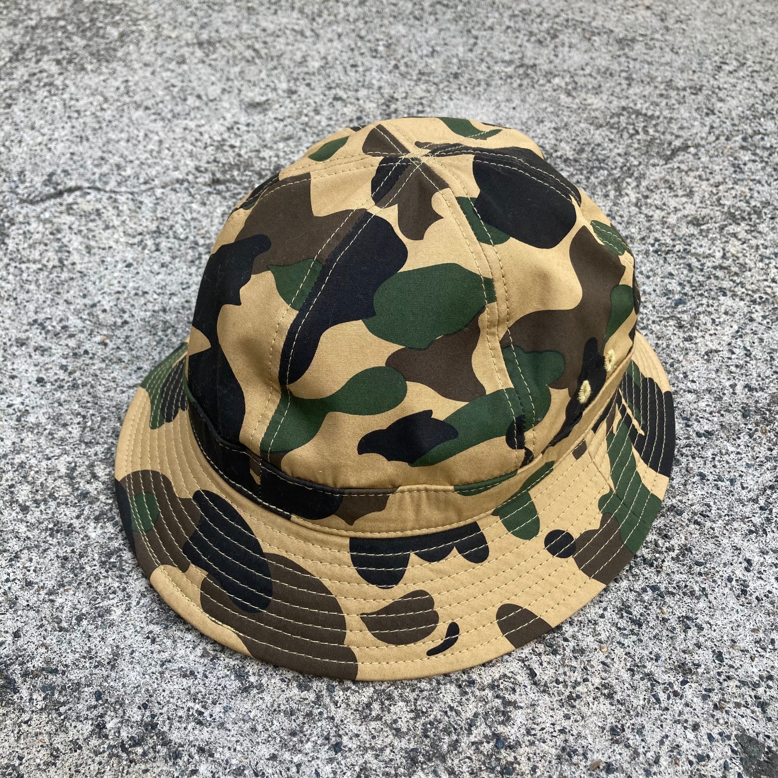 A BATHING APE アベイシングエイプ BAPE 1stカモ バケットハット