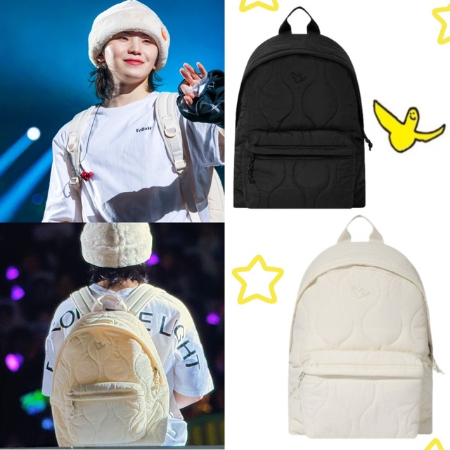 ★SEVENTEEN ウジ 着用！！【WHATITISNT】ANGEL QUILTED BACKPACK - 2COLOR