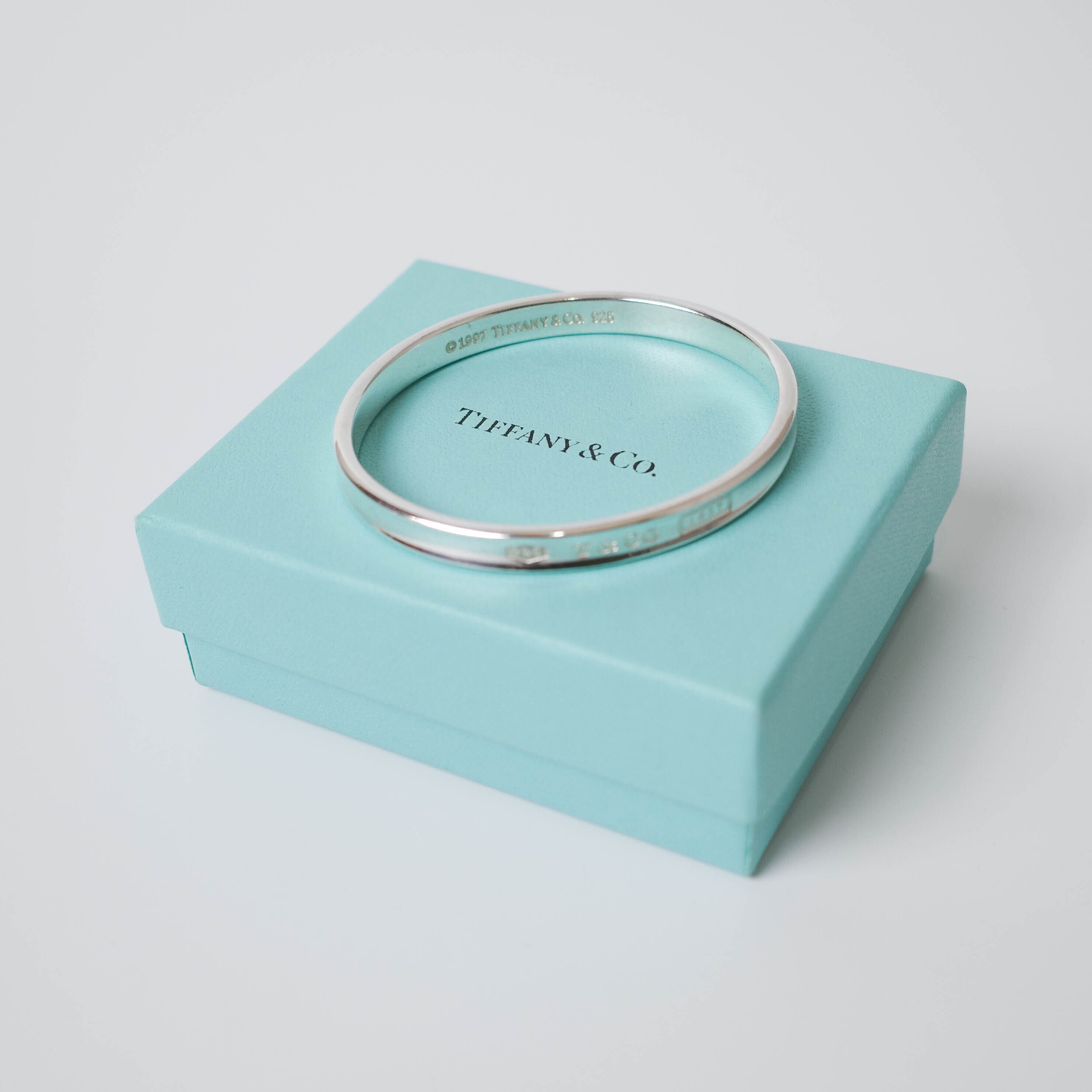 [USED] TIFFANY 90S～ 1837 SILVER BANGLE