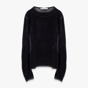 NVRFRGT 26SS DOUBLE LAYERED LONG SLEEVE T-SHIRT (BLACK)