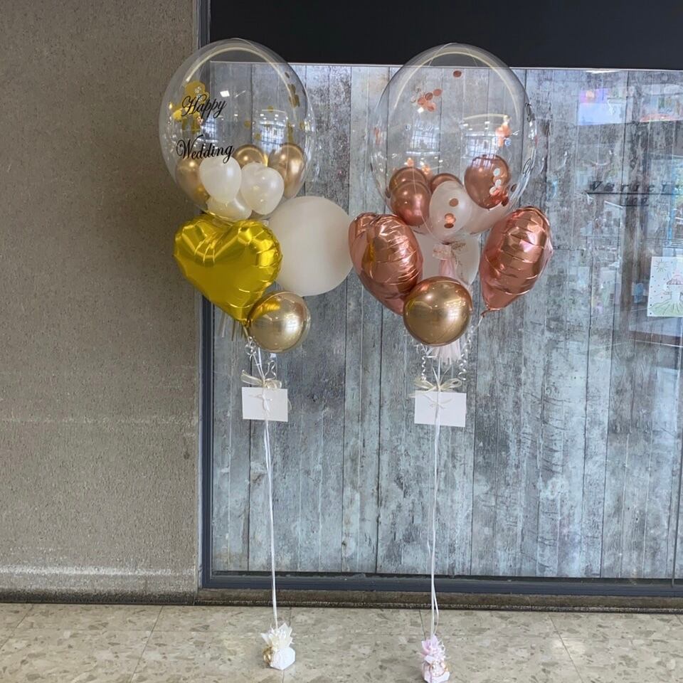 ウエディングバルーンブーケ 【2台セット】 | 8ps balloon