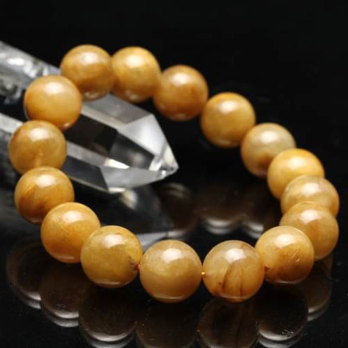 ルチルクォーツ ブレスレット 13mm おまかせ便 211-4117