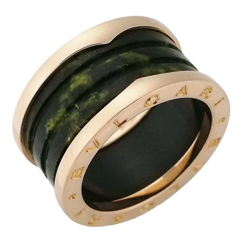 ブルガリ BVLGARI ビーゼロワン リング ボーエナイト K18PG #57 ブルガリ BVLGARI ビーゼロワン リング ボーエナイト K18PG #57 | 質