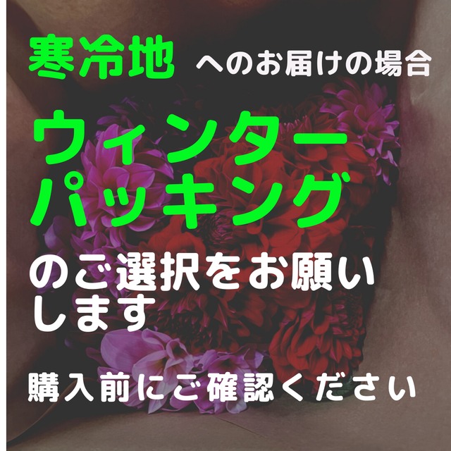 寒冷地にお住いのお客様へのお願い