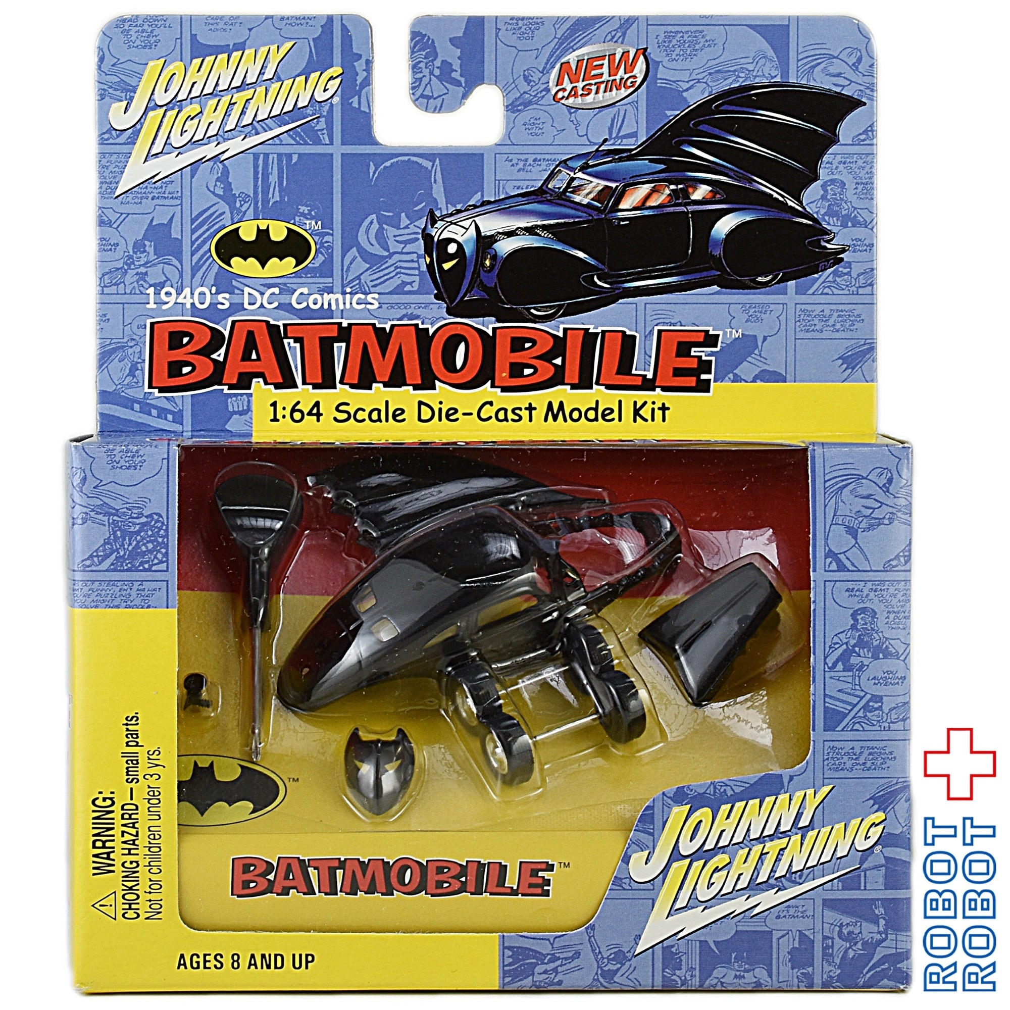 ジョニーライトニング 1/64 バットモービル DCコミックス 1940 ダイ