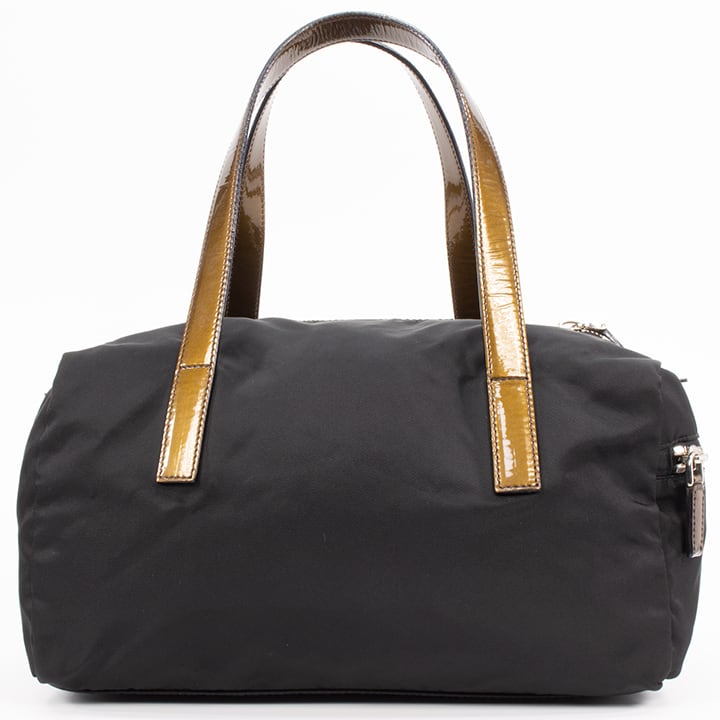 【美品】PRADA プラダ 黒 ゴールド レザー ハンドバ PRADA（プラダ） ハンドバッグ DARLING ダーリン 1BE087 OVO 2CYS