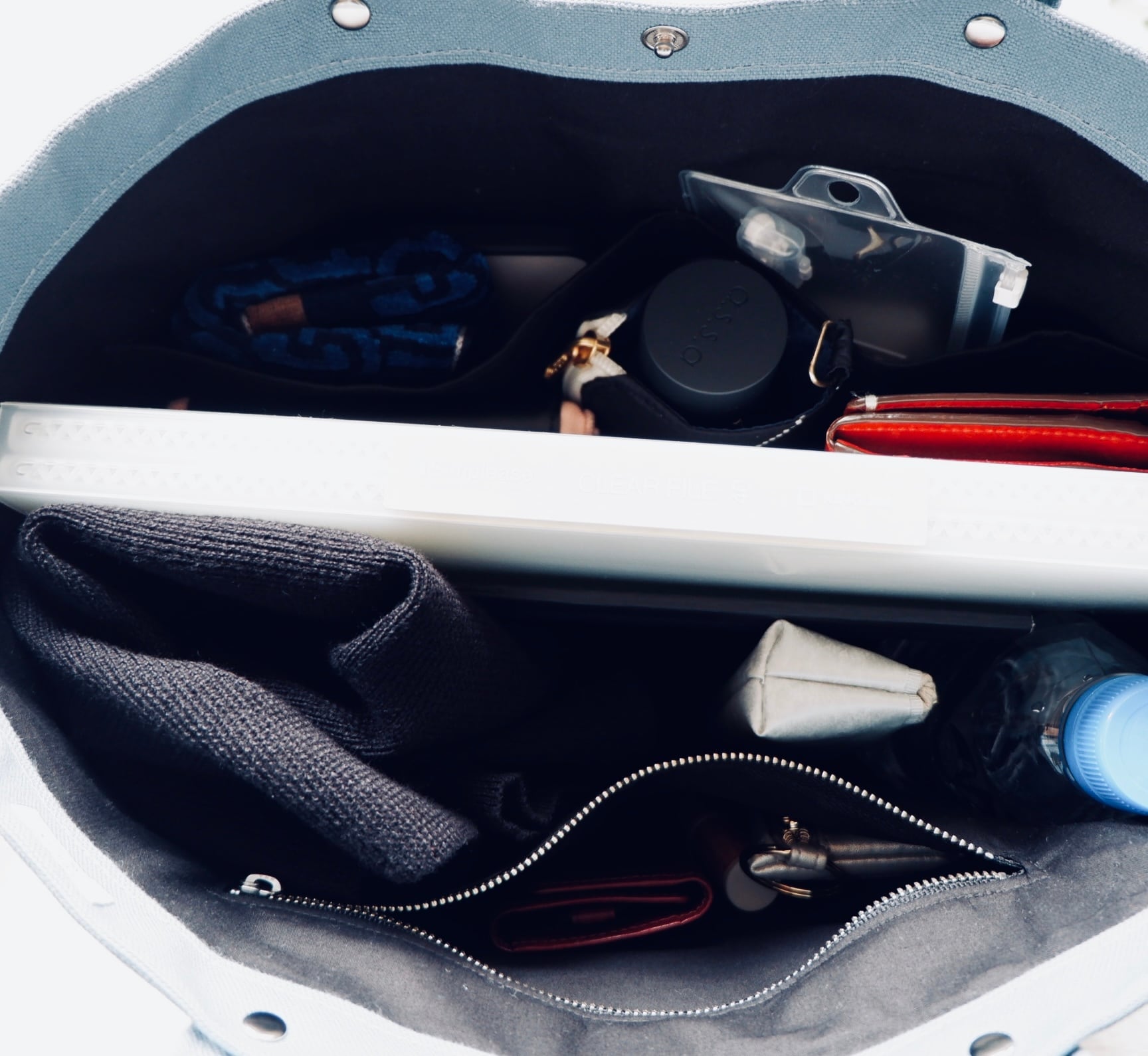 倉敷帆布のA4トート◇ダークブラウン◇持ち手ショート | myu.handwork