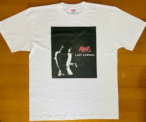 T-shirt 【KAO=S /LADY SAMURAI 】WHITE