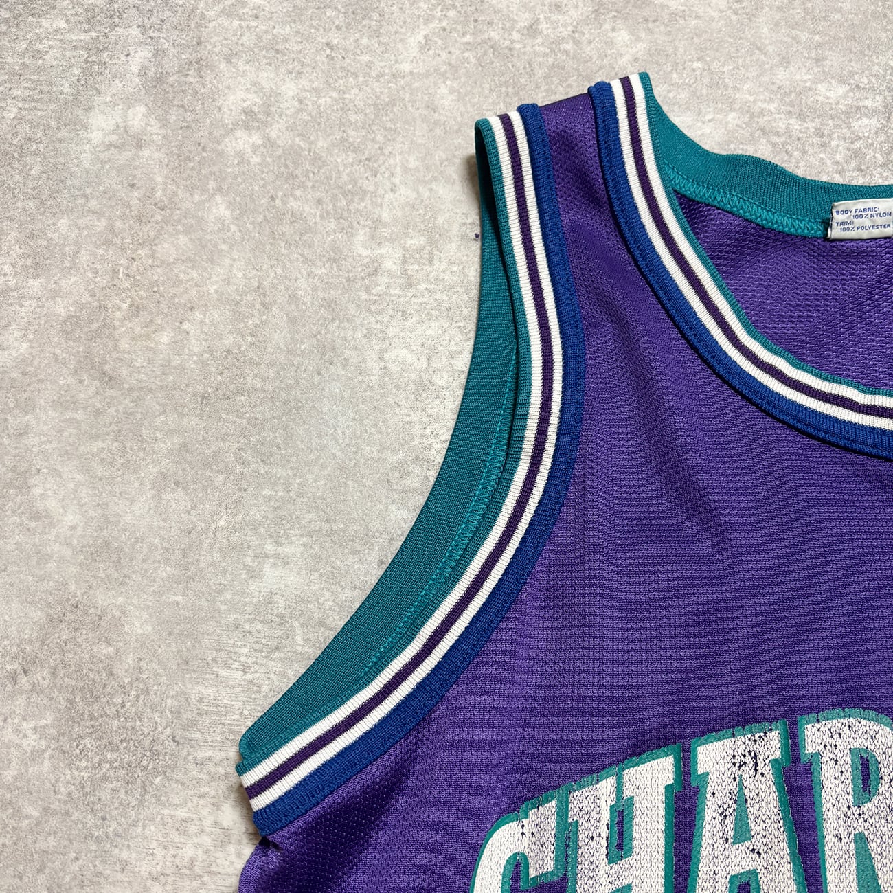 Larry Johnson 【Charlotte Hornets】 Game Shirt. Champion | am3:41