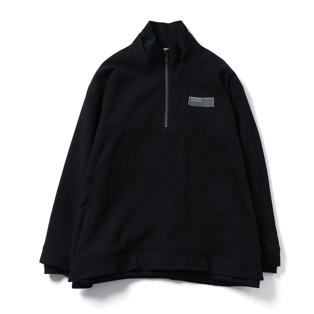 vast222 half ZIP   sweat  Black