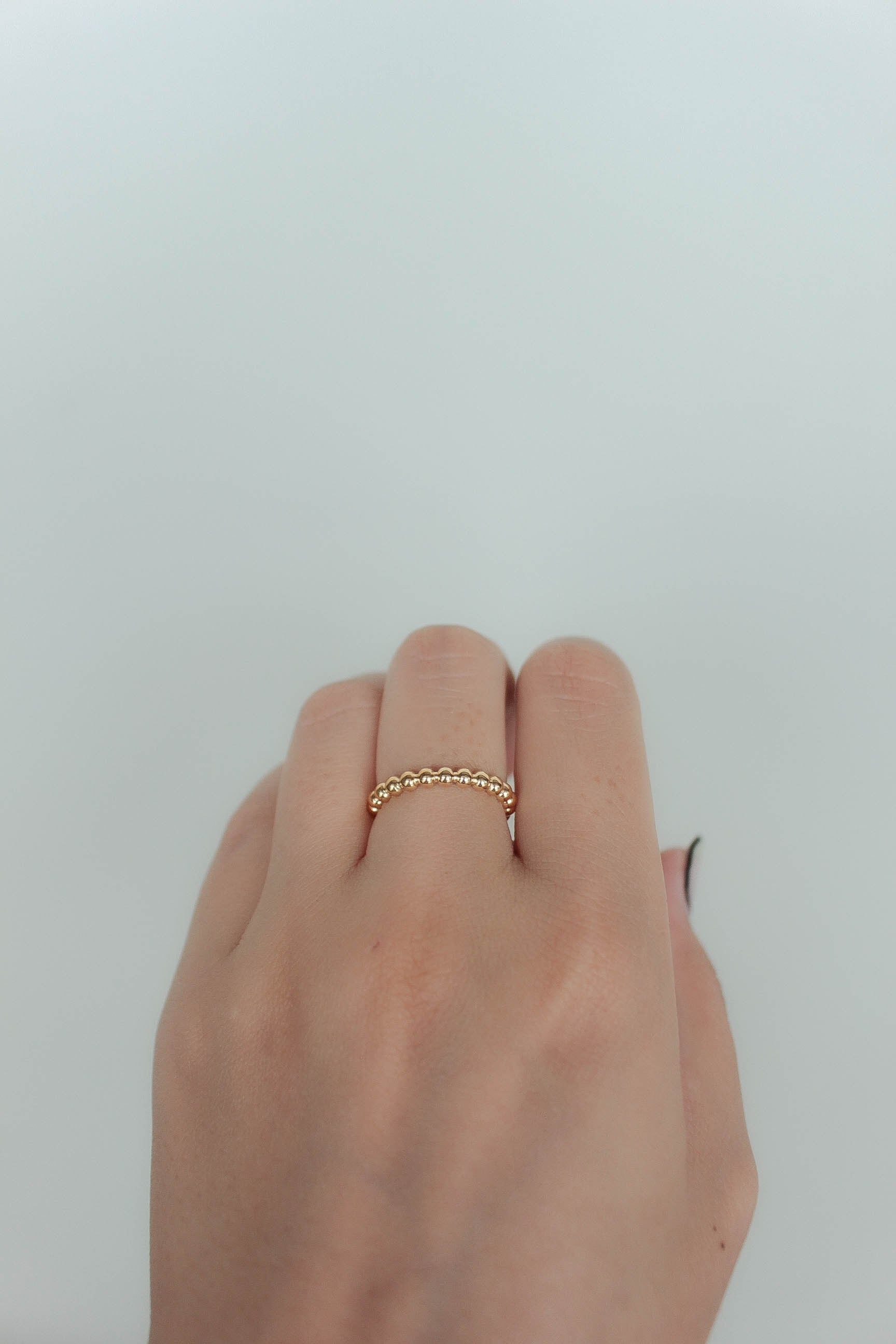 Eternity Beads Ring | ebine(エビネ)|金属アレルギー対応アクセサリー