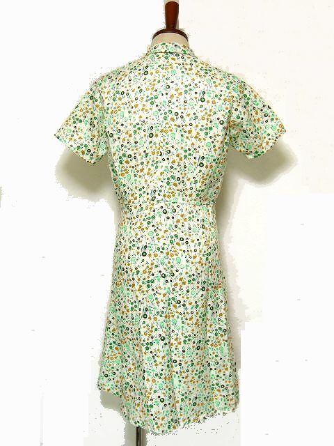 店舗や値段 古着 ビンテージ 70s USA ハワイ コットン ワンピース 花柄