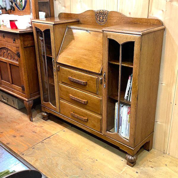 ビンテージ 花梨 バーカウンター ワインラック サイドボード