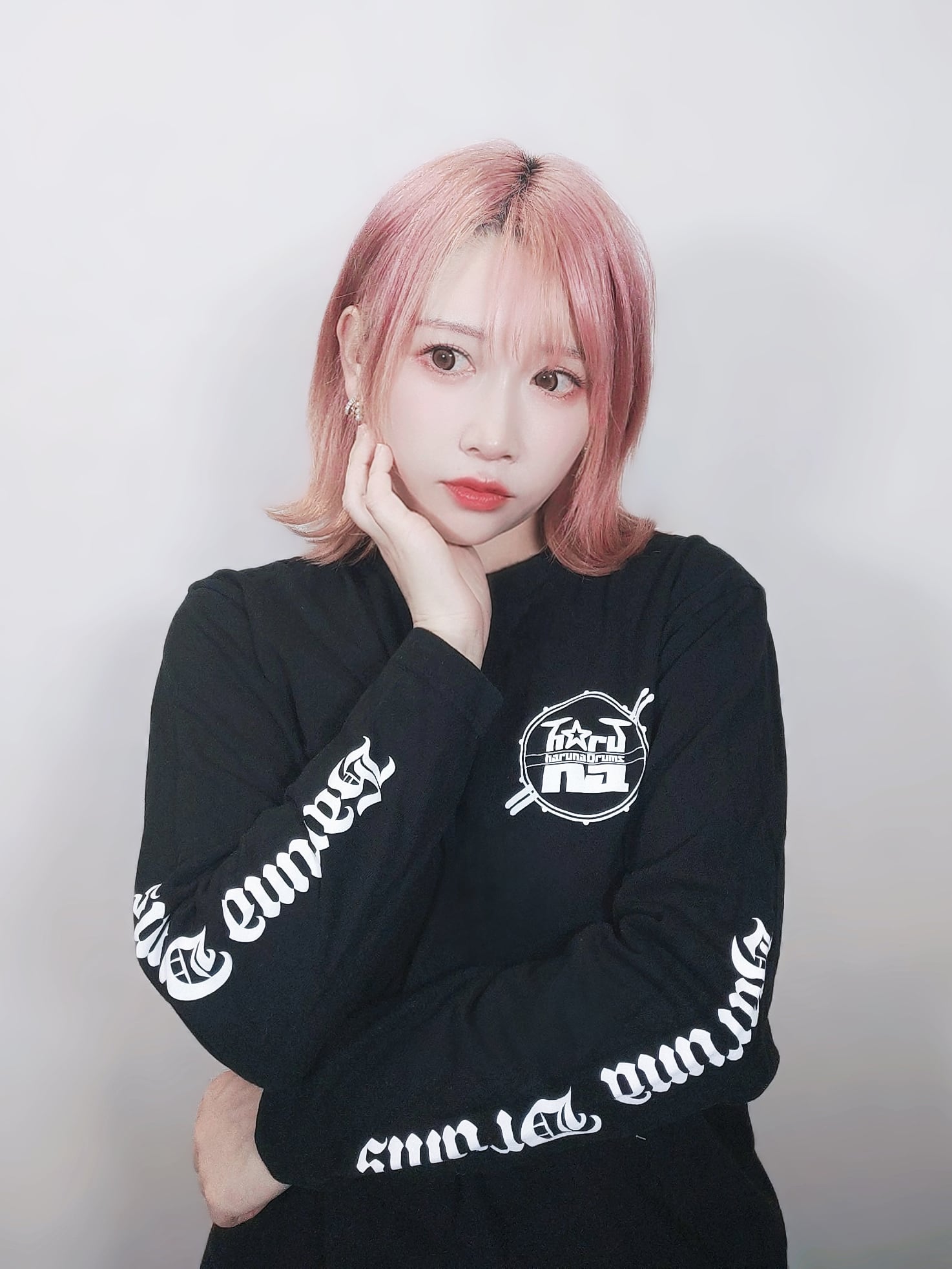 長袖Tシャツ】ブラック 2024ver. | HARUNA Official Online Shop