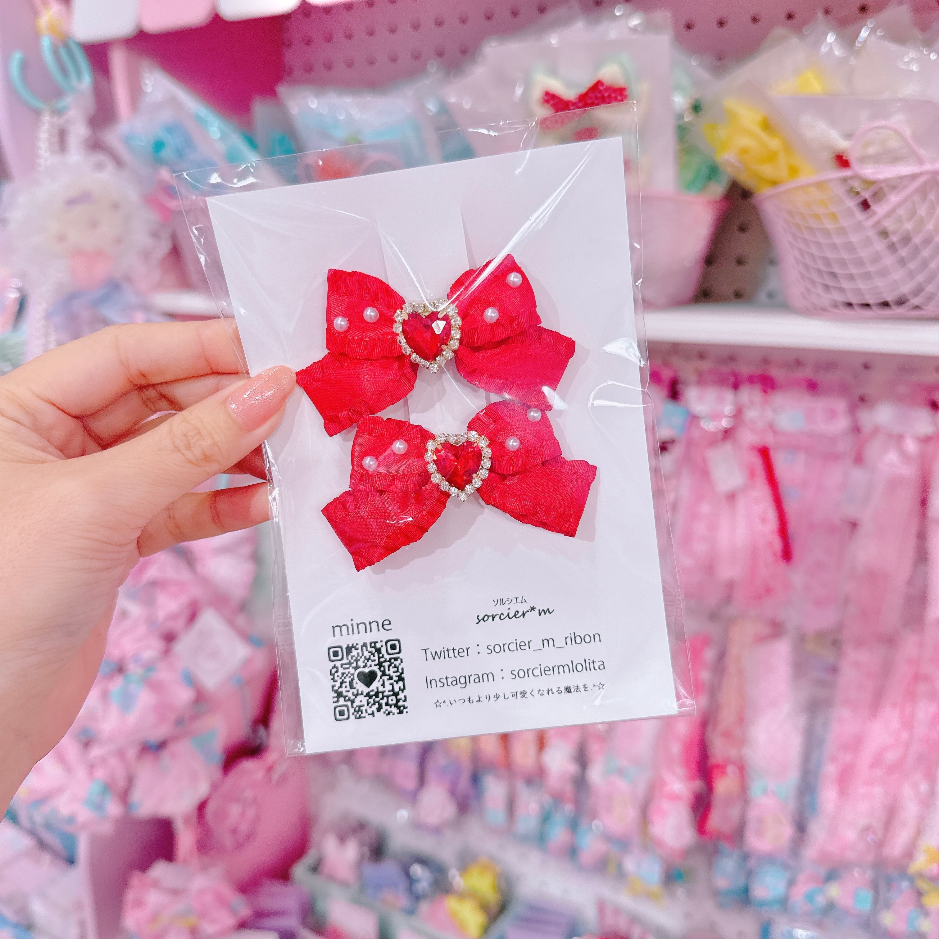 【E10】7-17ツインヘアクリップ