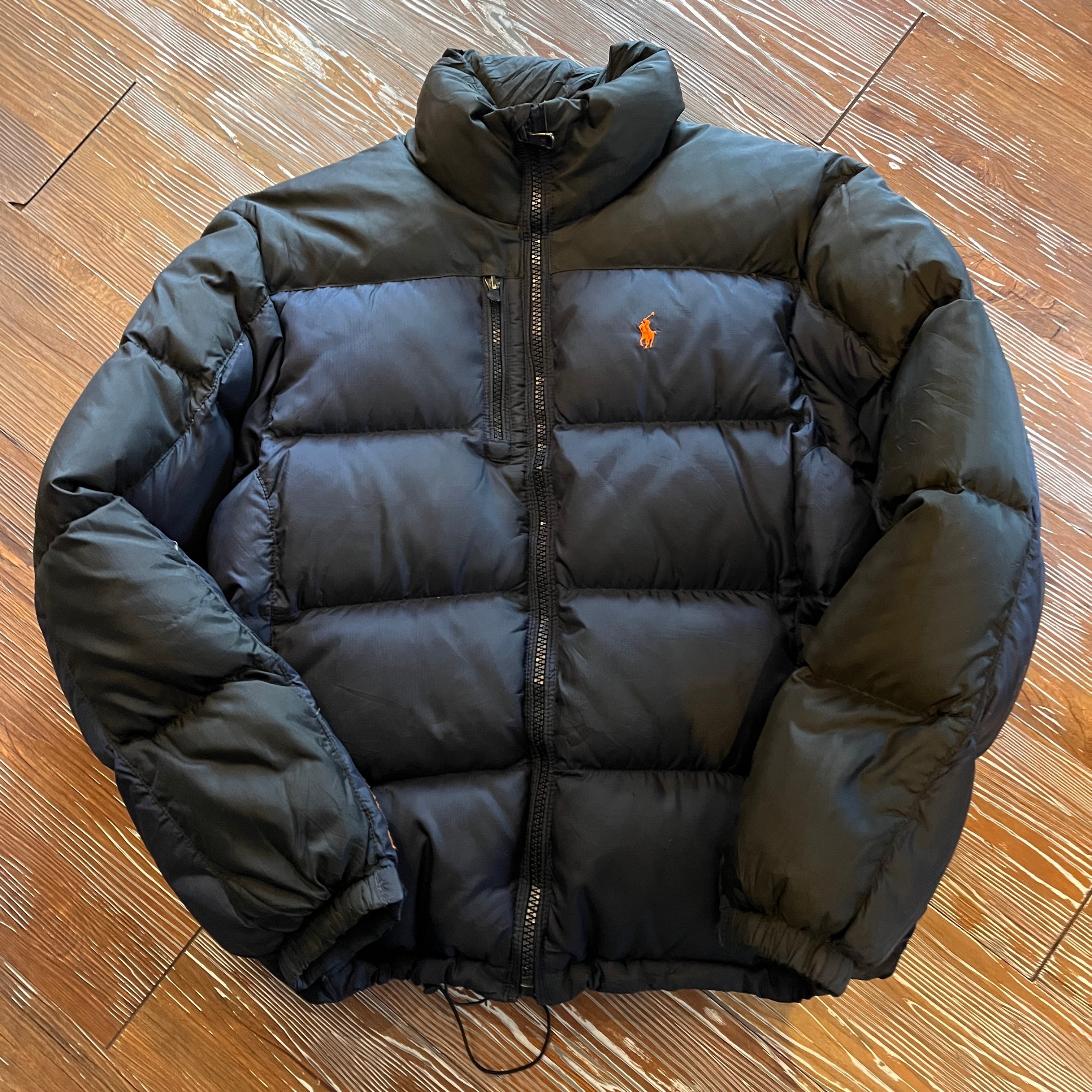 Polo By Ralph Lauren Down Jacket Black×Navy Size:M ダウン