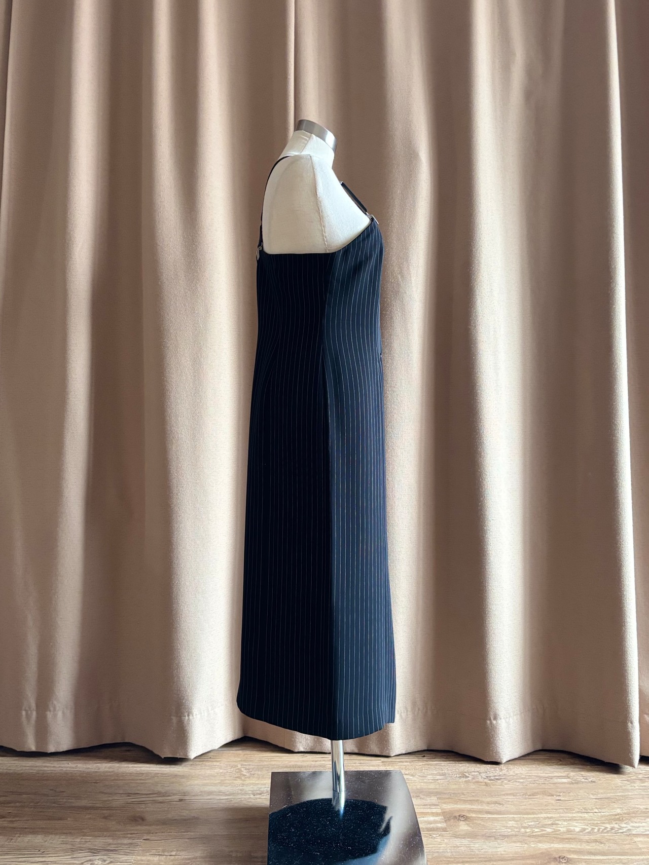 MADE IN JAPAN pinstripe suspenders dress-5220-4