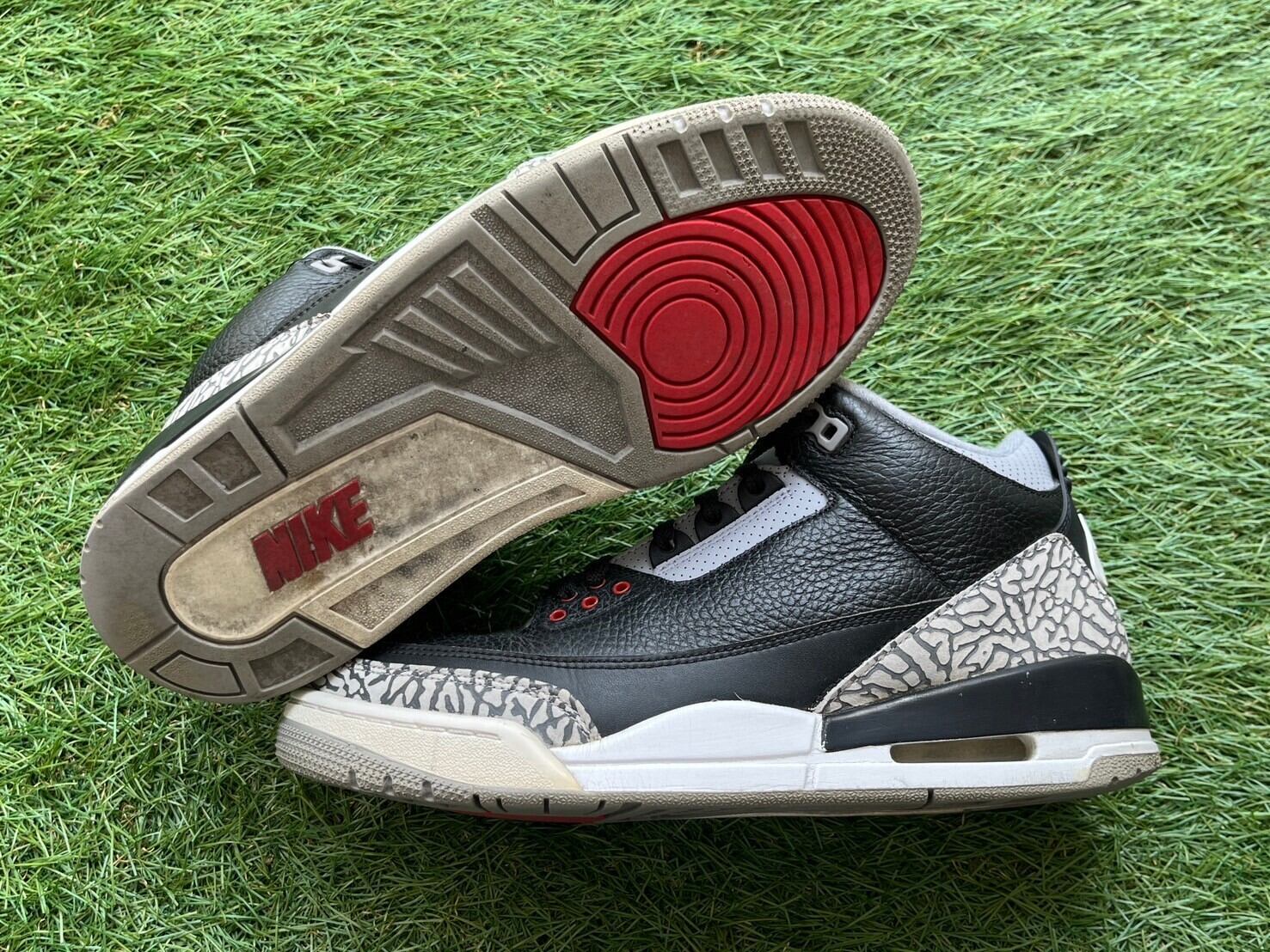 NIKE AIR JORDAN 3 RETRO OG BLACK CEMENT 854262-001 27.5cm NIKE AIR JORDAN 3 RETRO OG BLACK CEMENT 854262-001 27.5cm