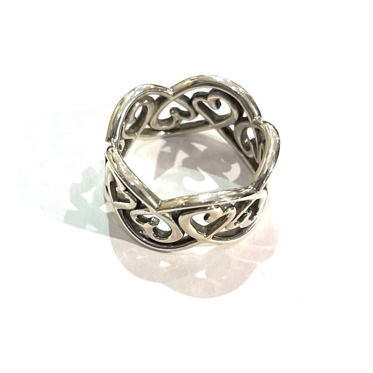 TIFFANY&CO】2088名品パロマ・ピカソ ラビングハート リング／16.5-17