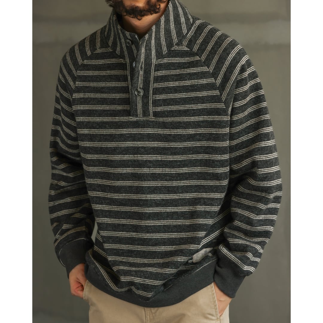 アメリカン ヘンリーネックスウェットシャツ S2258