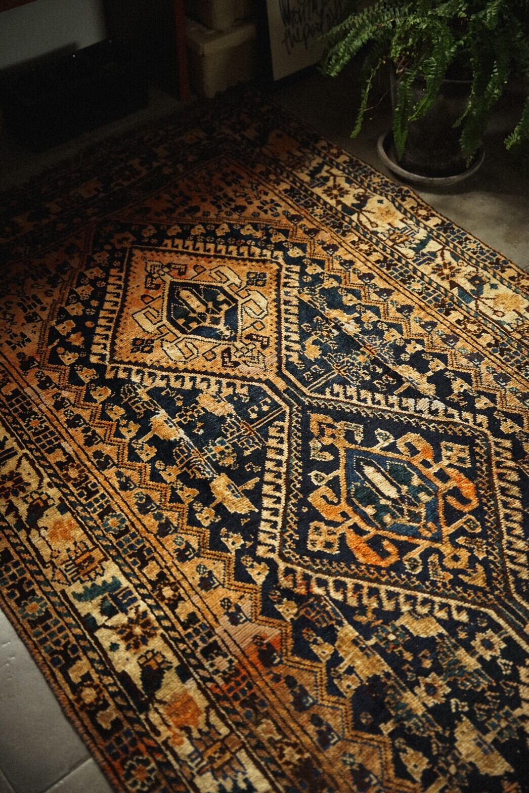 411-Antique Khamseh rug