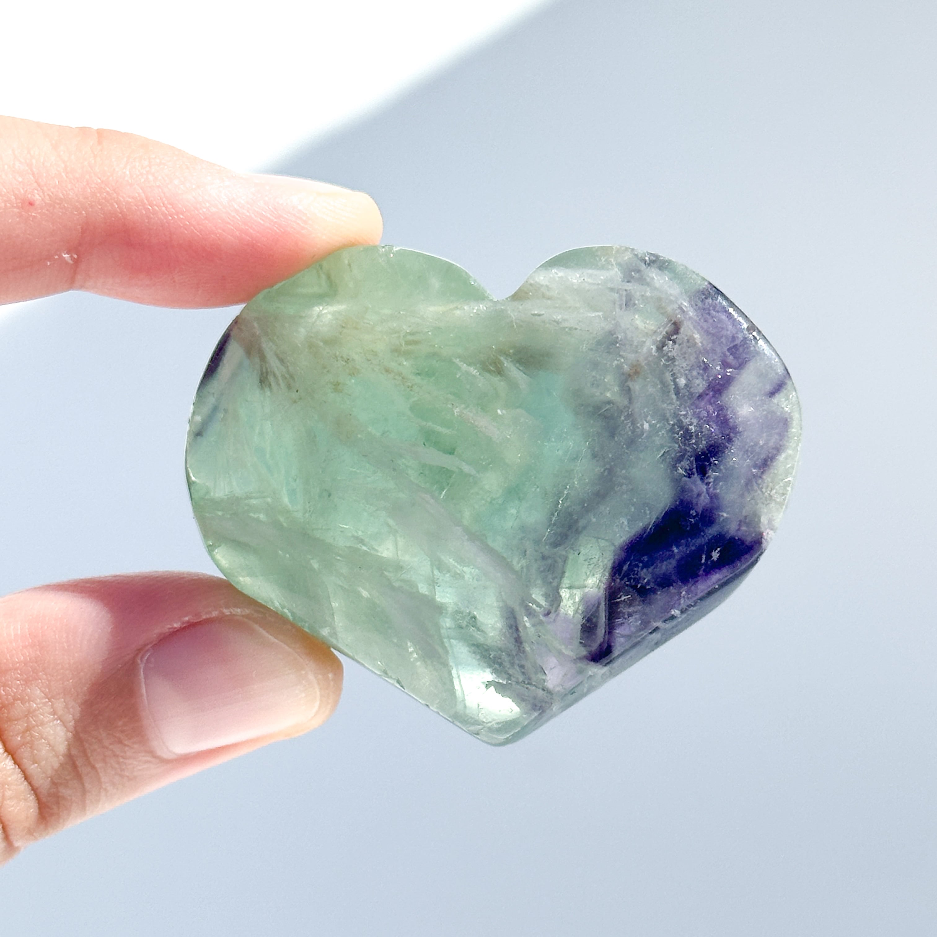 エンジェルフェザーフローライトハート 31◇ Angel Feather Fluorite