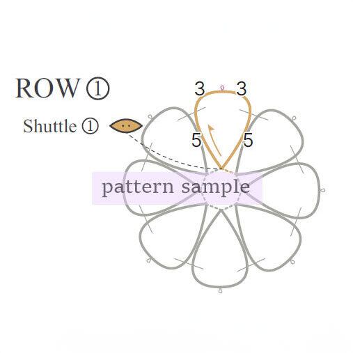 春告花のドイリー 編み図 Download | AYA Lace