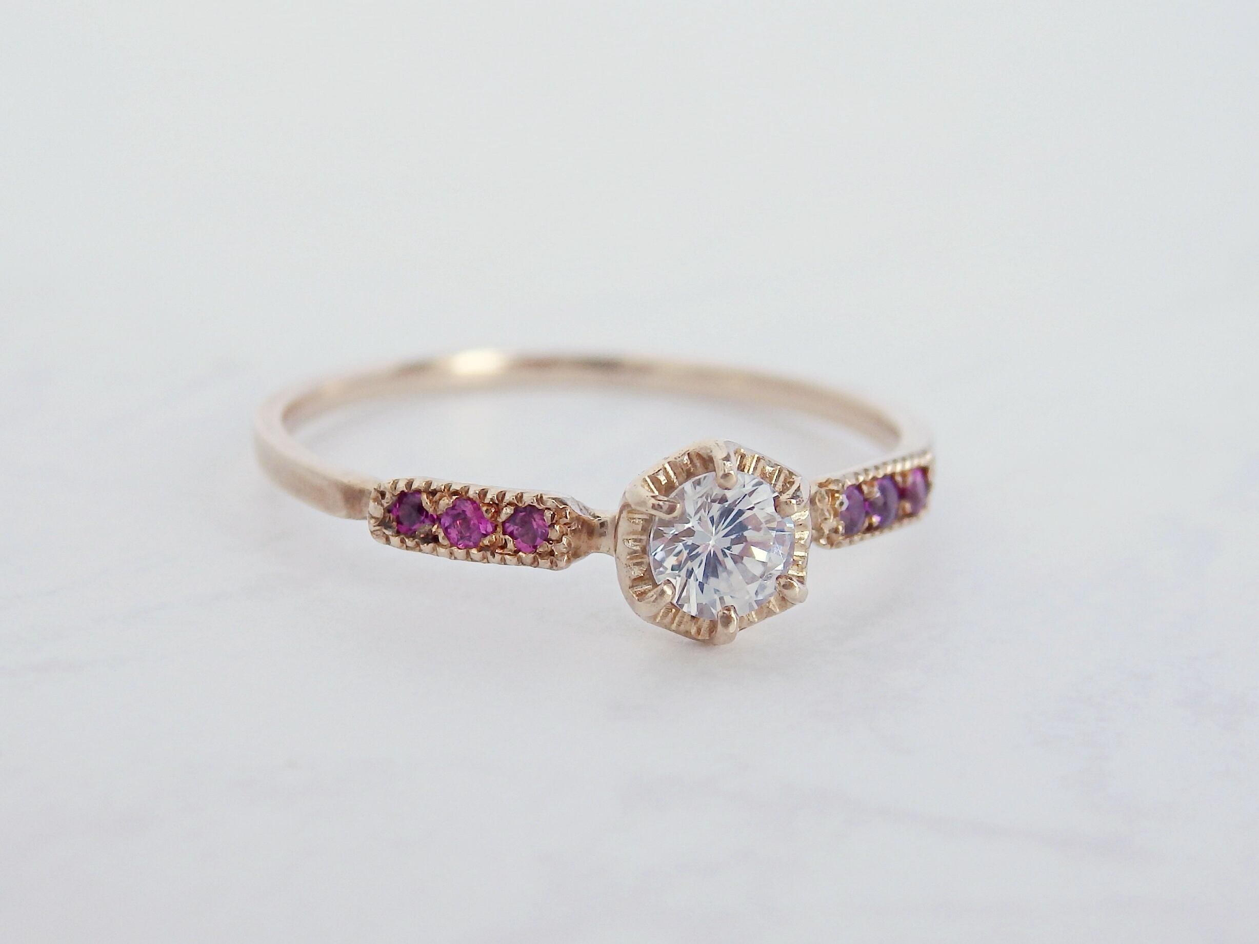 tatsuo nagahata ルビー ピアス ダイヤモンド K10 K10