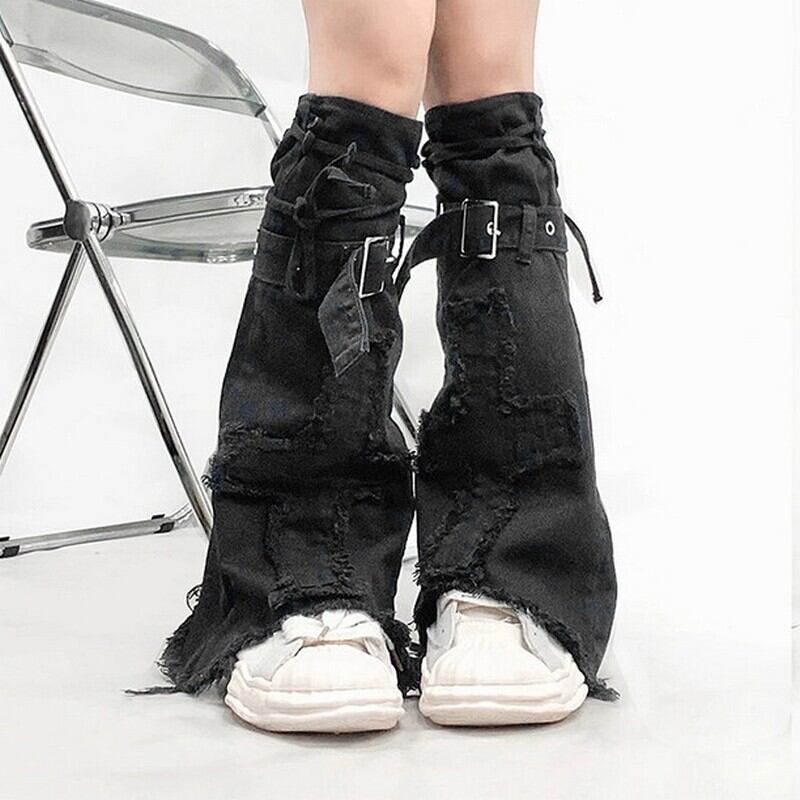 Distressed leg warmers r0128