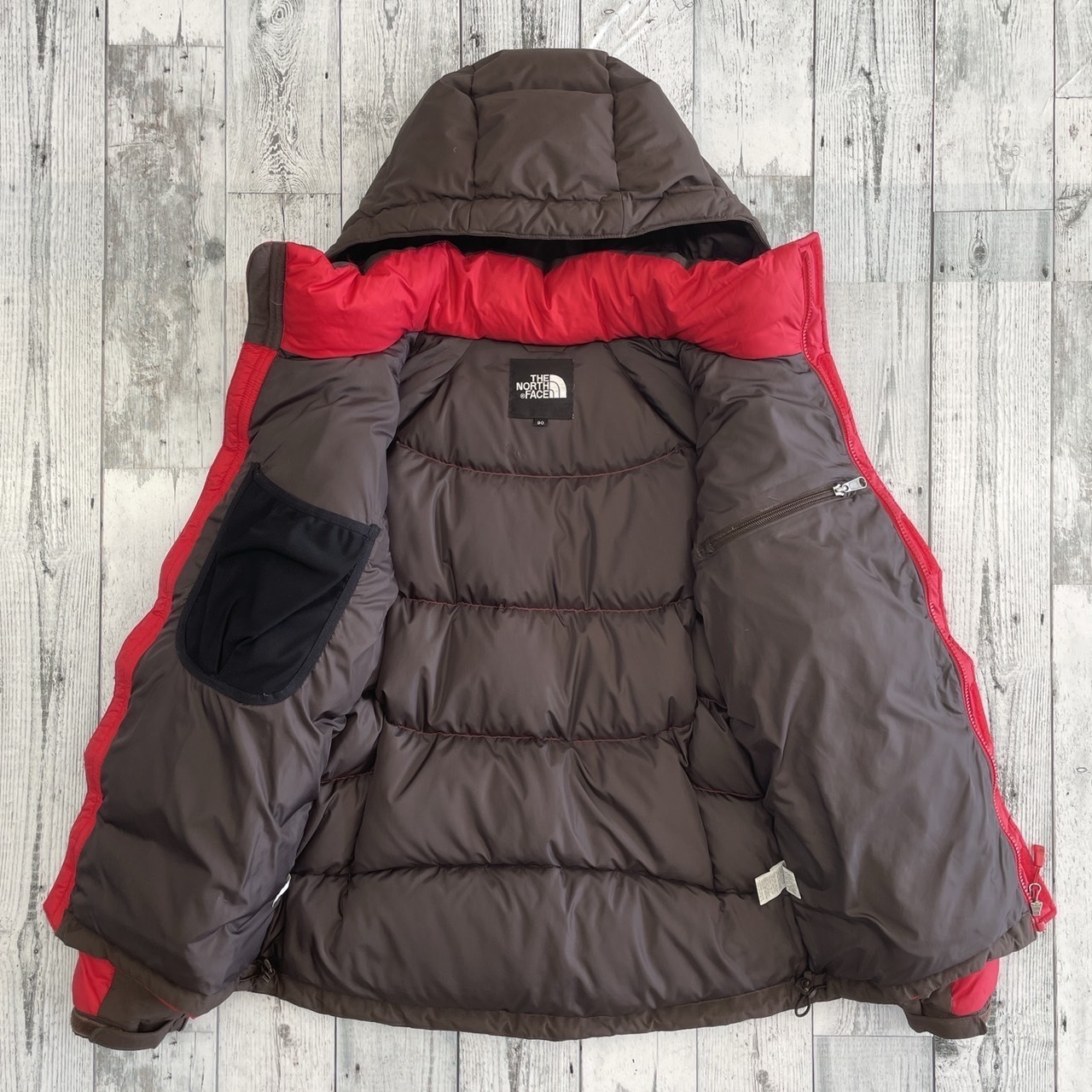 ノースフェイス 赤×ブラウン 700フィル | 古着屋BlueBee 