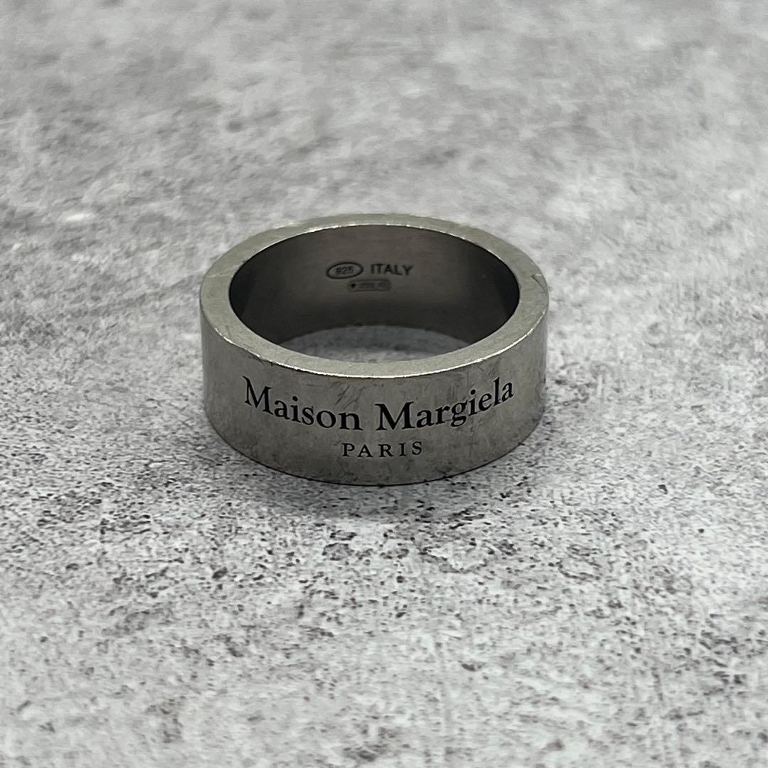 【19号】メゾンマルジェラ MAISON MARGIELA ロゴ リング SV