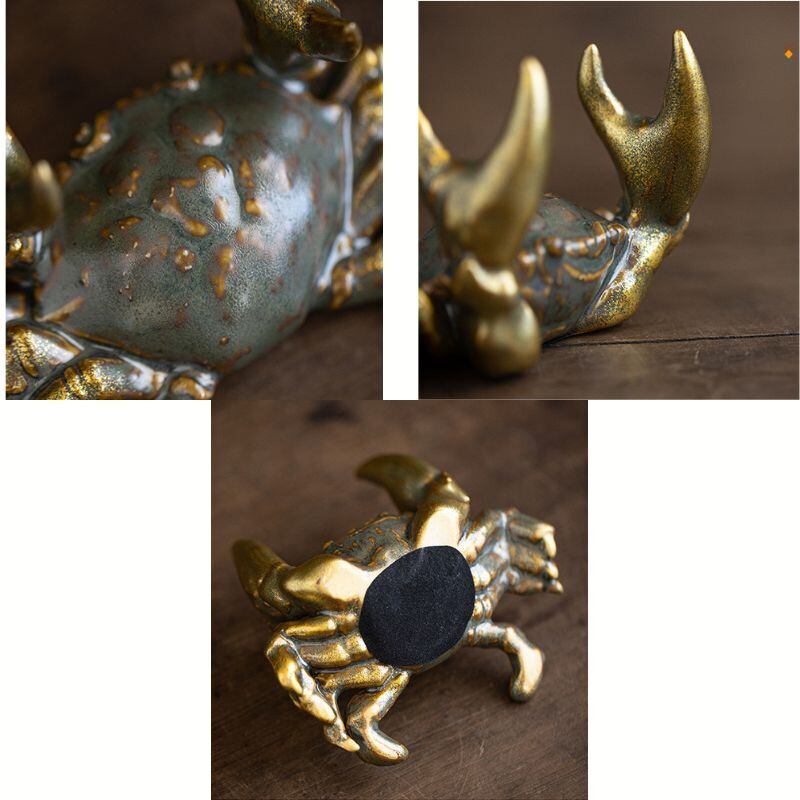 カニ 蟹 風水 置物 風水置物 吉祥 縁起物 招財 開運 財運 金運 商売