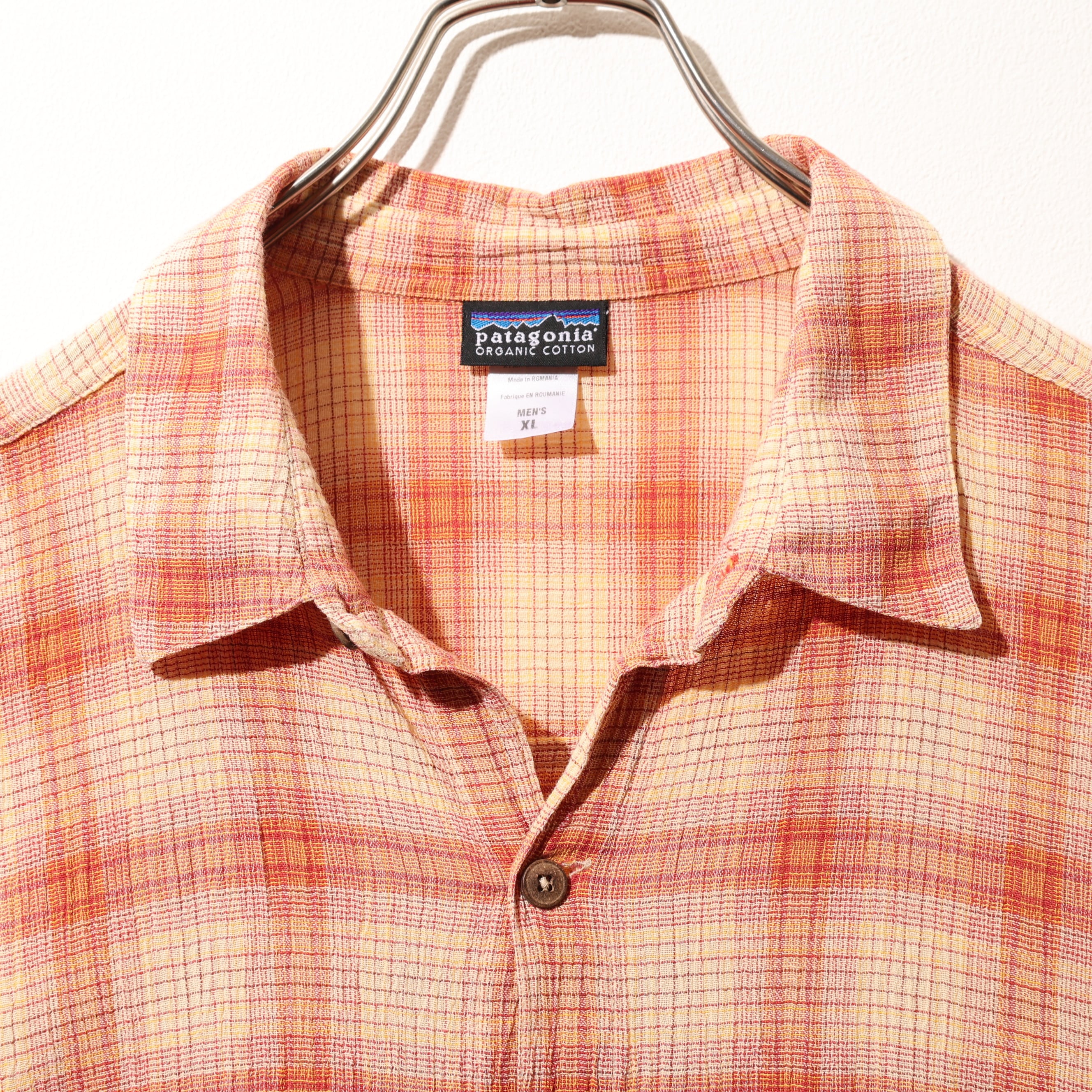 XL 05年 ルーマニア製 A/C Yarn Dye Shirt Patagonia ACシャツ